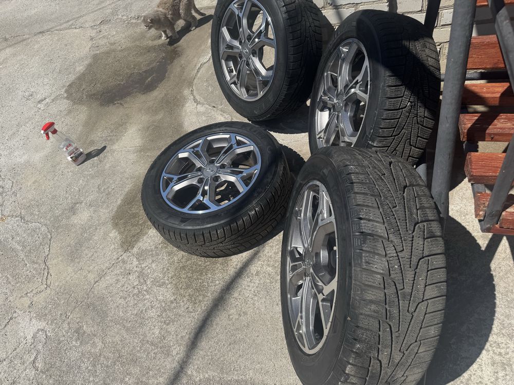 Диски з датчиками і зимовою резиною R16 205 55