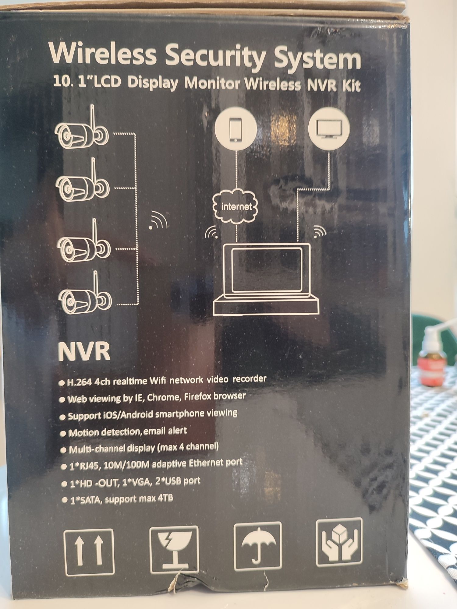 NVR Kit. Monitoring. 1TB.4xIPCam.