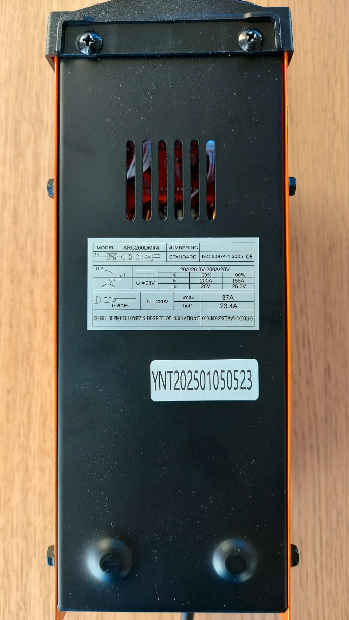 Mała spawarka 2 w 1 MMA i TIG 200 Amper Wyświetlacz LCD