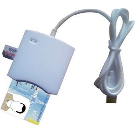 Czytnik kart Transcend SMART USB PC/SC N68 Biały 12m gwarancji