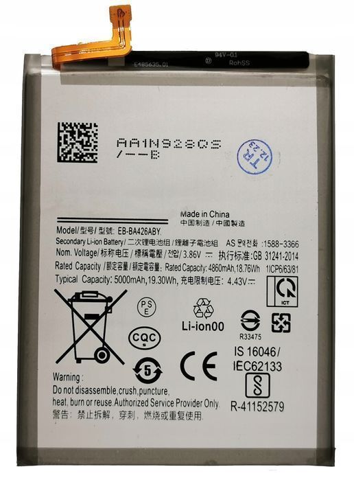 Bateria Do Samsung Eb-Ba426Aby A32 A42 A72 5G 5000Mah