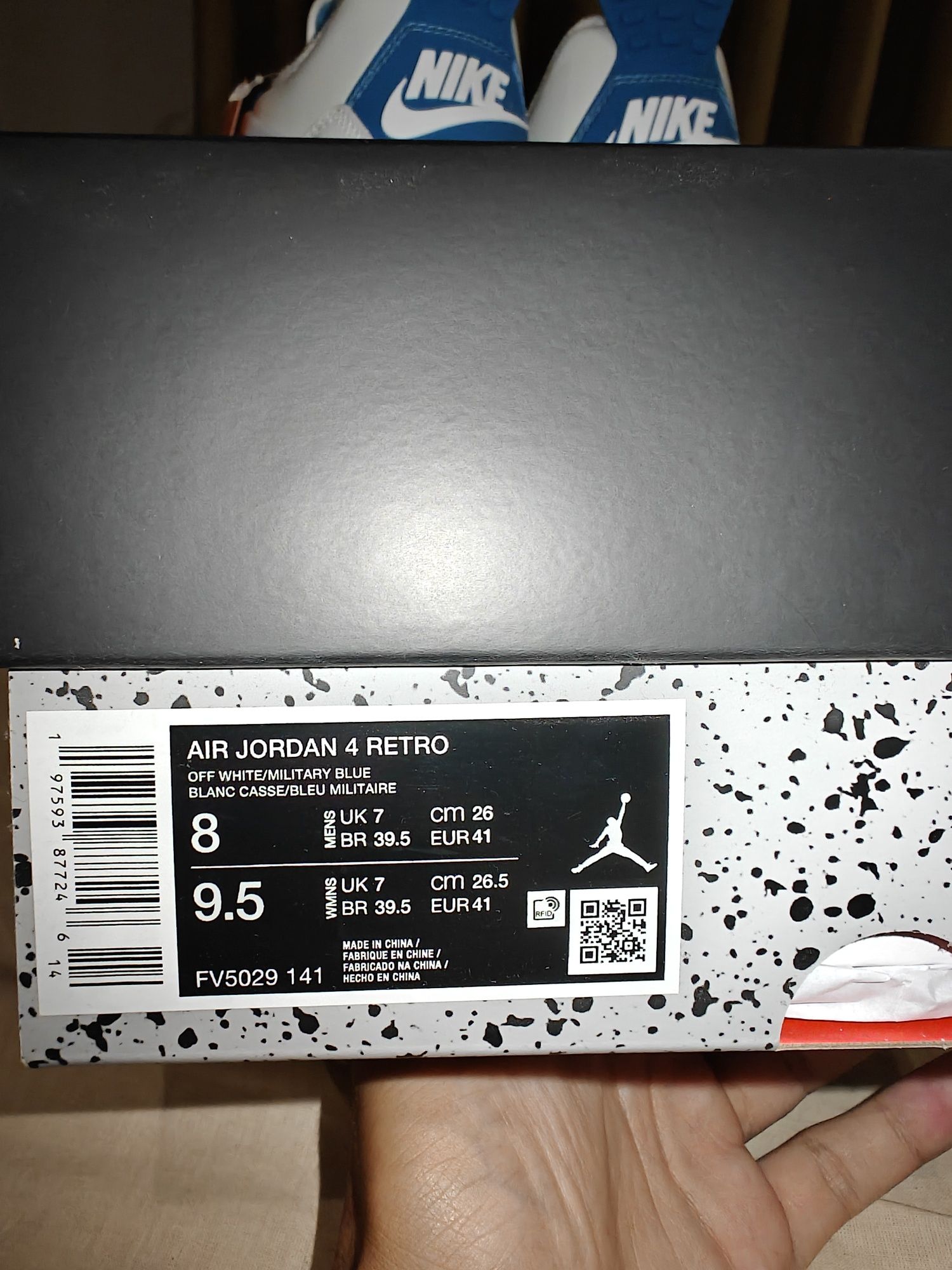 Jordan 4 military blue