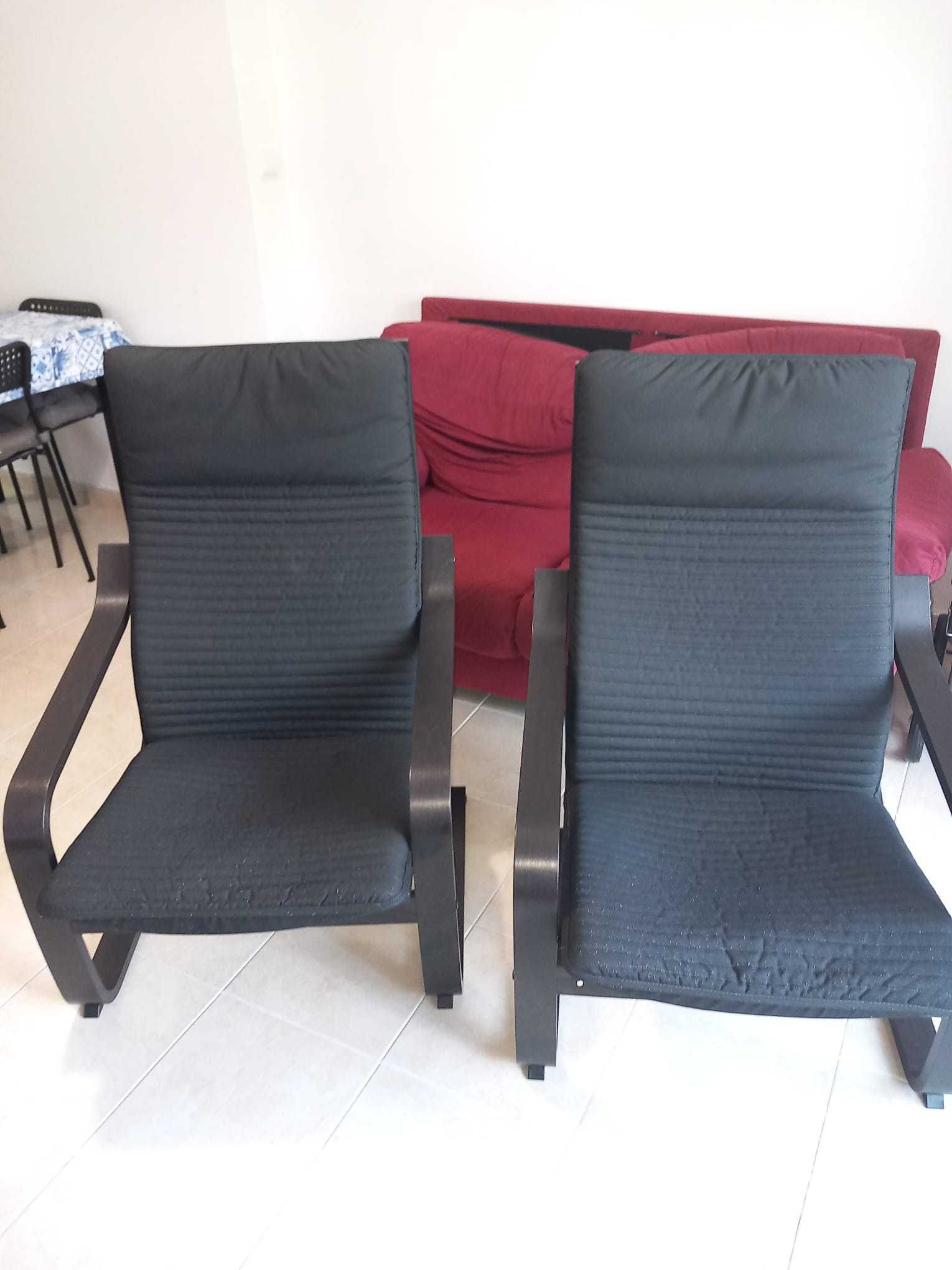 Vendo Poltronas Pretas Poang (IKEA)