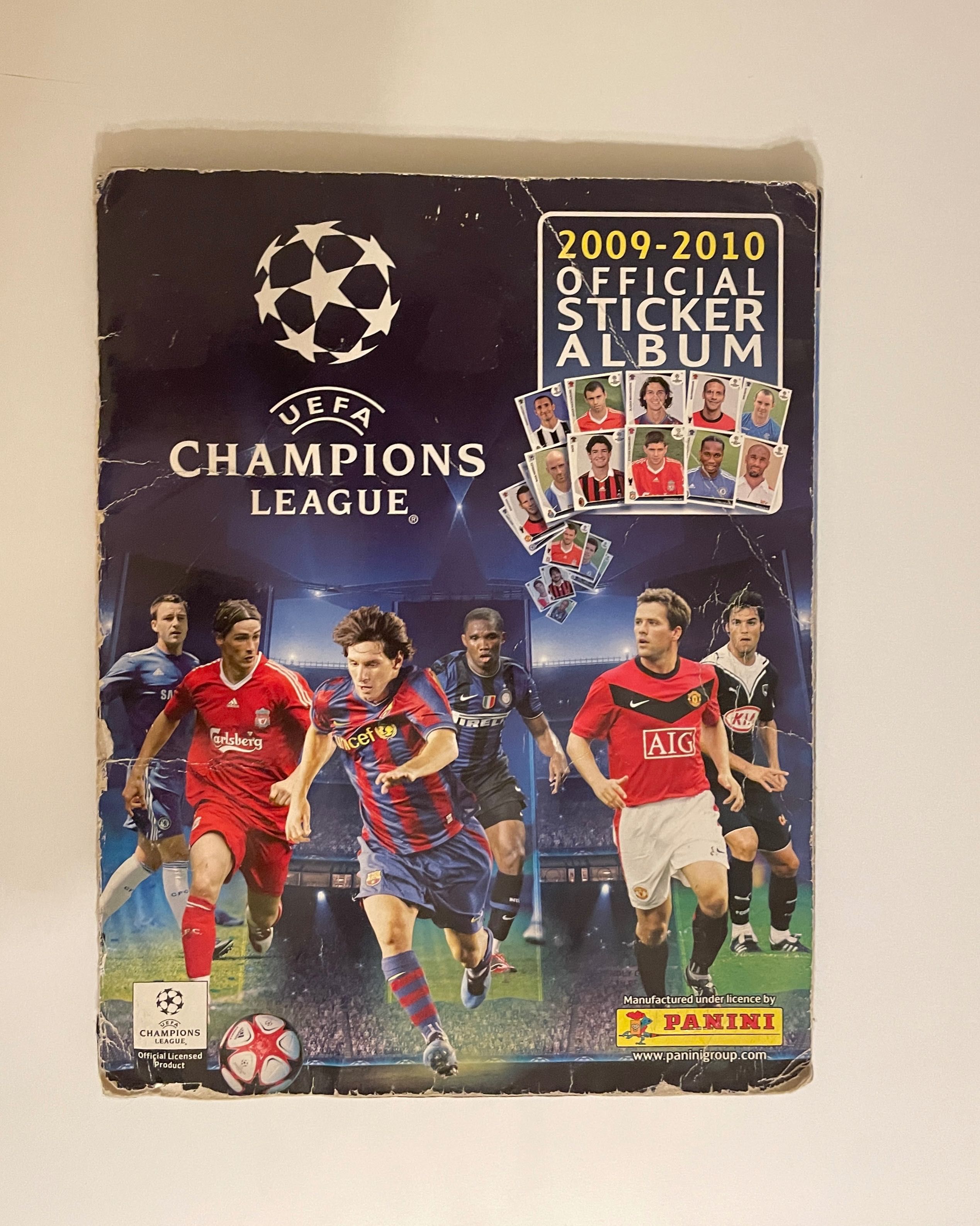 Naklejki Album PANINI Champions League 2009-10 – PEŁNY