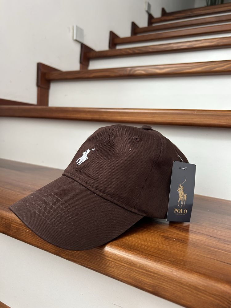 Ralph lauren polo czapka bejsbolowka bejsbolowa nowa brazowa