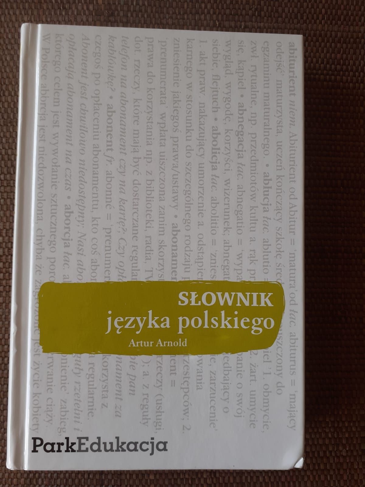 Jak nowa ksiazka Slownik jezyka polskiego Arnold