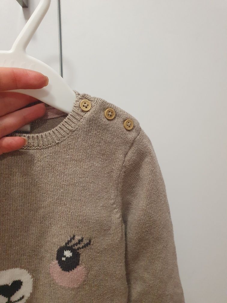 Sweterek dla dziewczynki H&M roz. 86