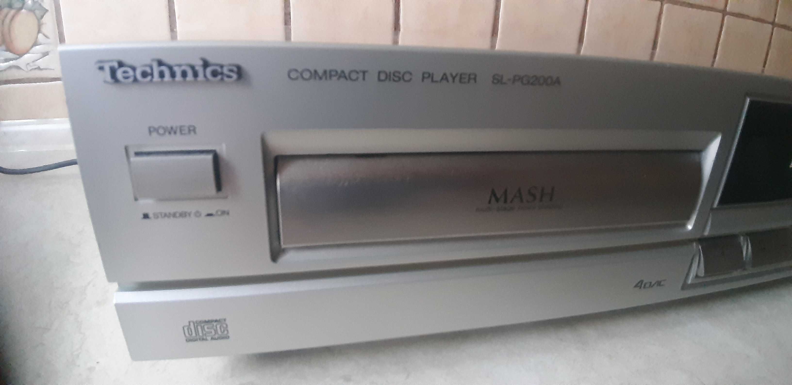Technics odtwarzacz CD srebrny mod SL-PG200A