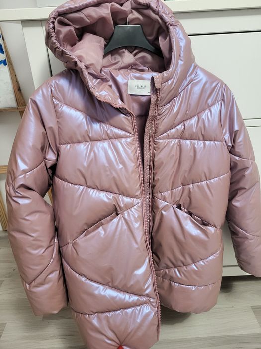 Reserved dziewczęca zimowa różowa holo 146