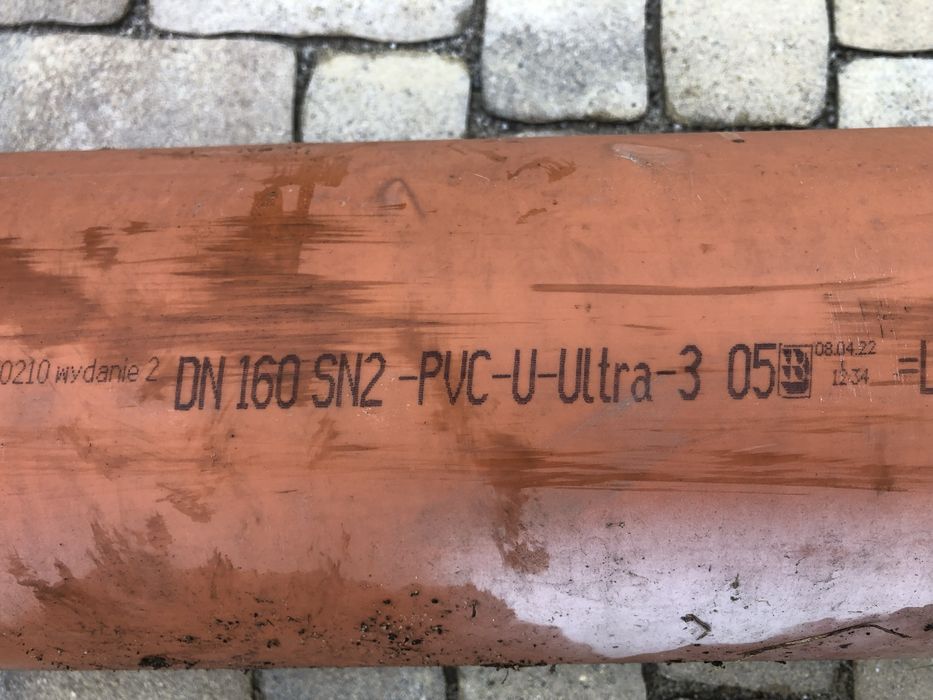 Rura kanalizacyjna PCV fi 160 / 3m sn2