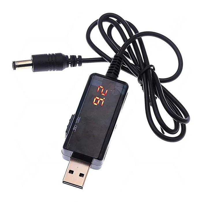 Кабель для роутера 9/12V від USB павербанка