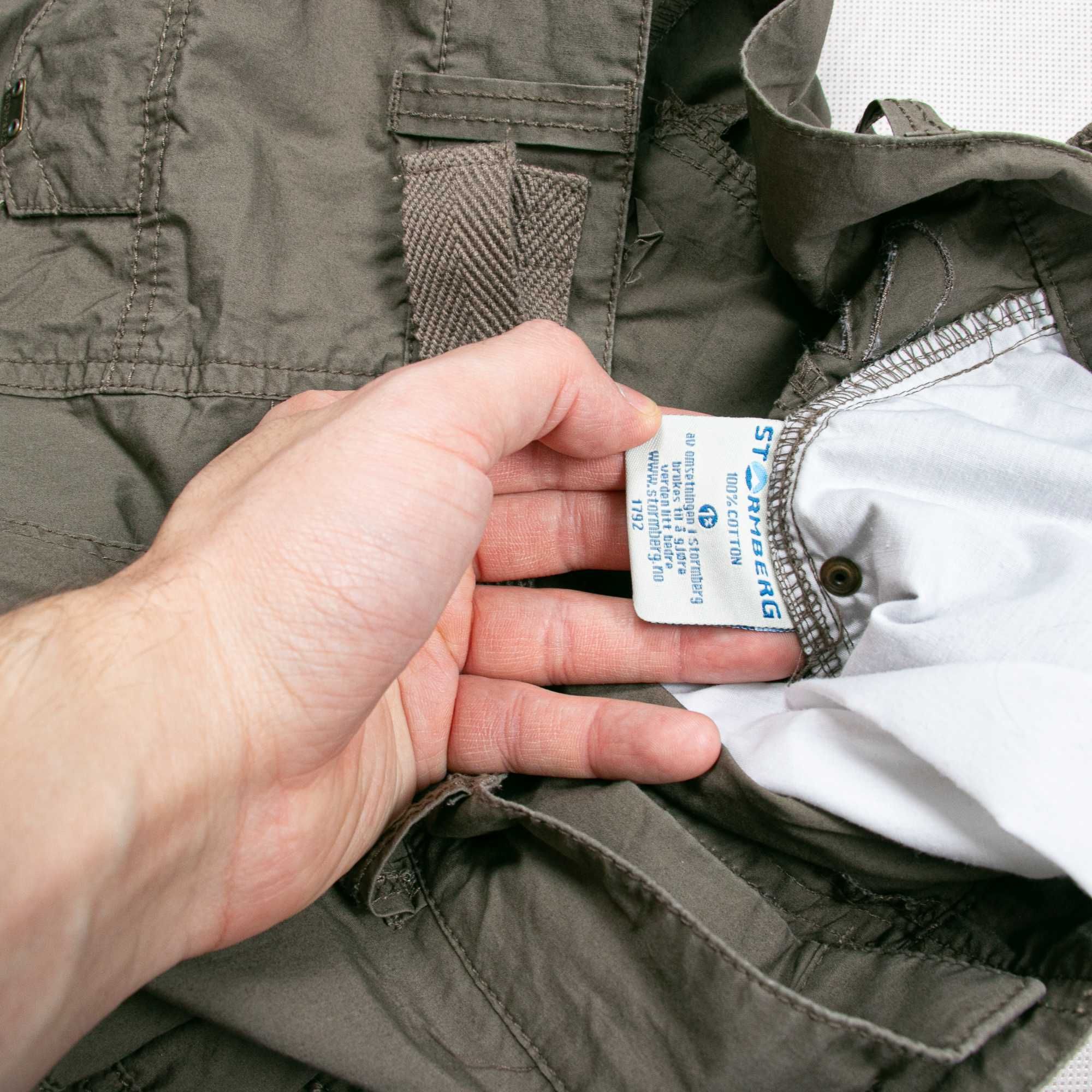 Stormberg parachute pant cargo bawełniane spodnie M