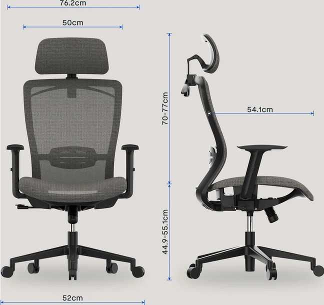 Ergonomiczne krzesło biurowe Flexispot OC3B