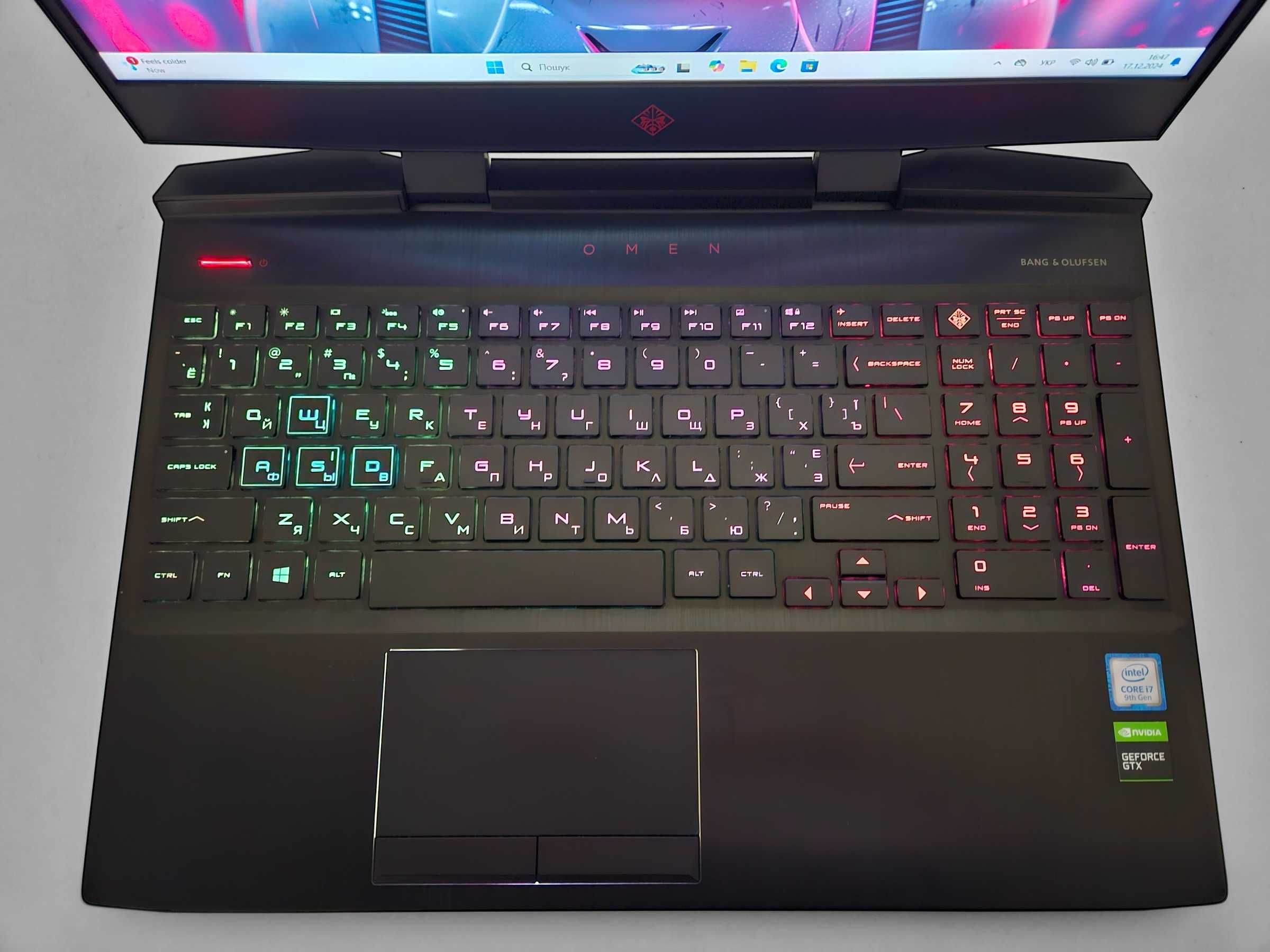 Ноутбук HP Omen 15 i7-9750H|GTX 1660Ti, 6ГБ|16GB|256Gb|512Gb