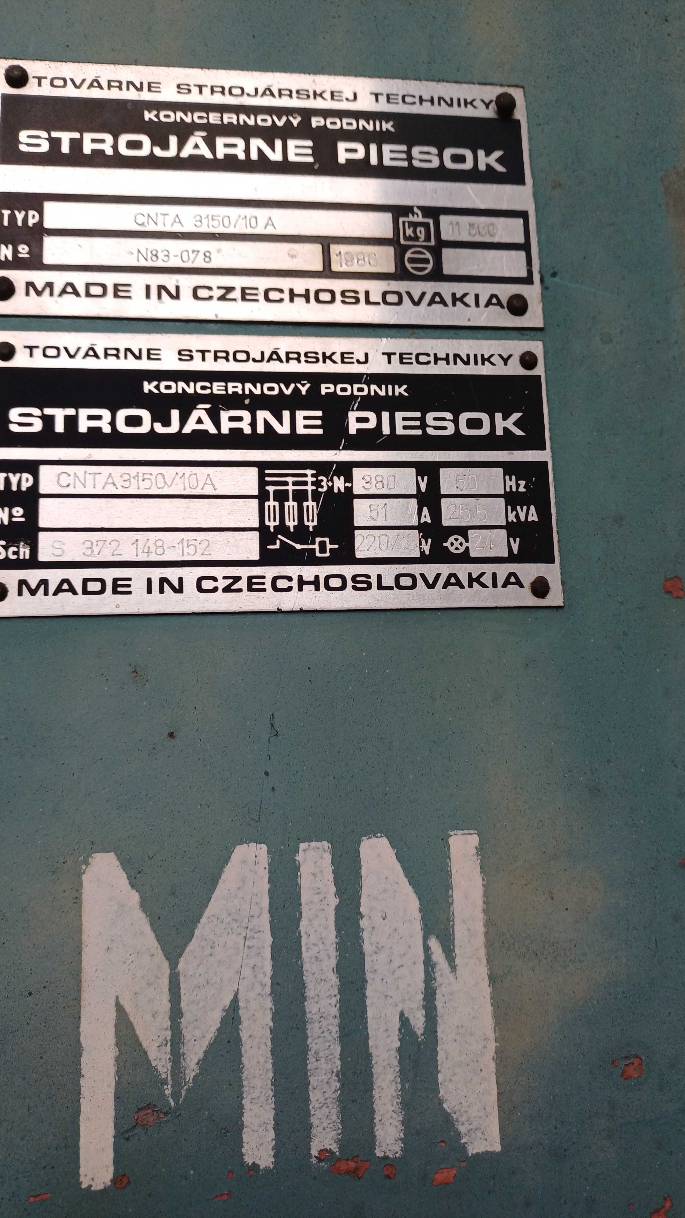 Gilotyna CNTA Strojarne Piesok 3150/10A