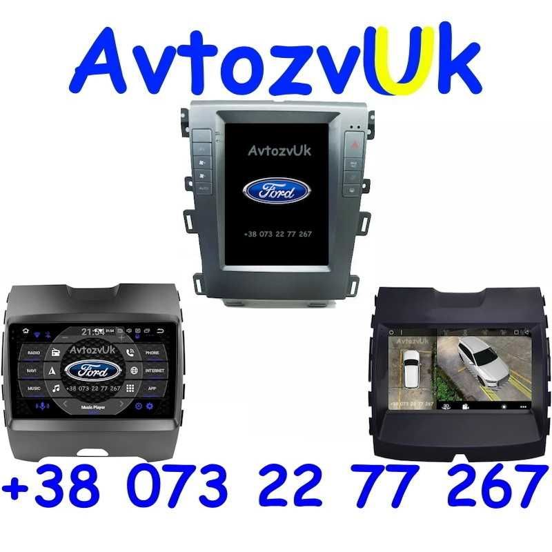 Магнитола EDGE Ford Едж Эдж EXPLORER GPS USB Tesla CarPlay Android 14