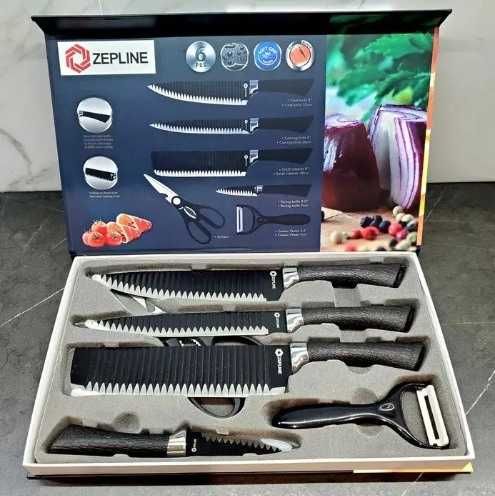 Набір 6 предметів кухонних ножів із неіржавкої сталі Zepline ZP-035