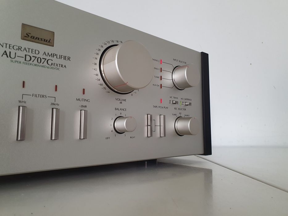 Sansui AU-D707G Extra , stan kolekcjonerski, wzmacniacz wysokiej klasy
