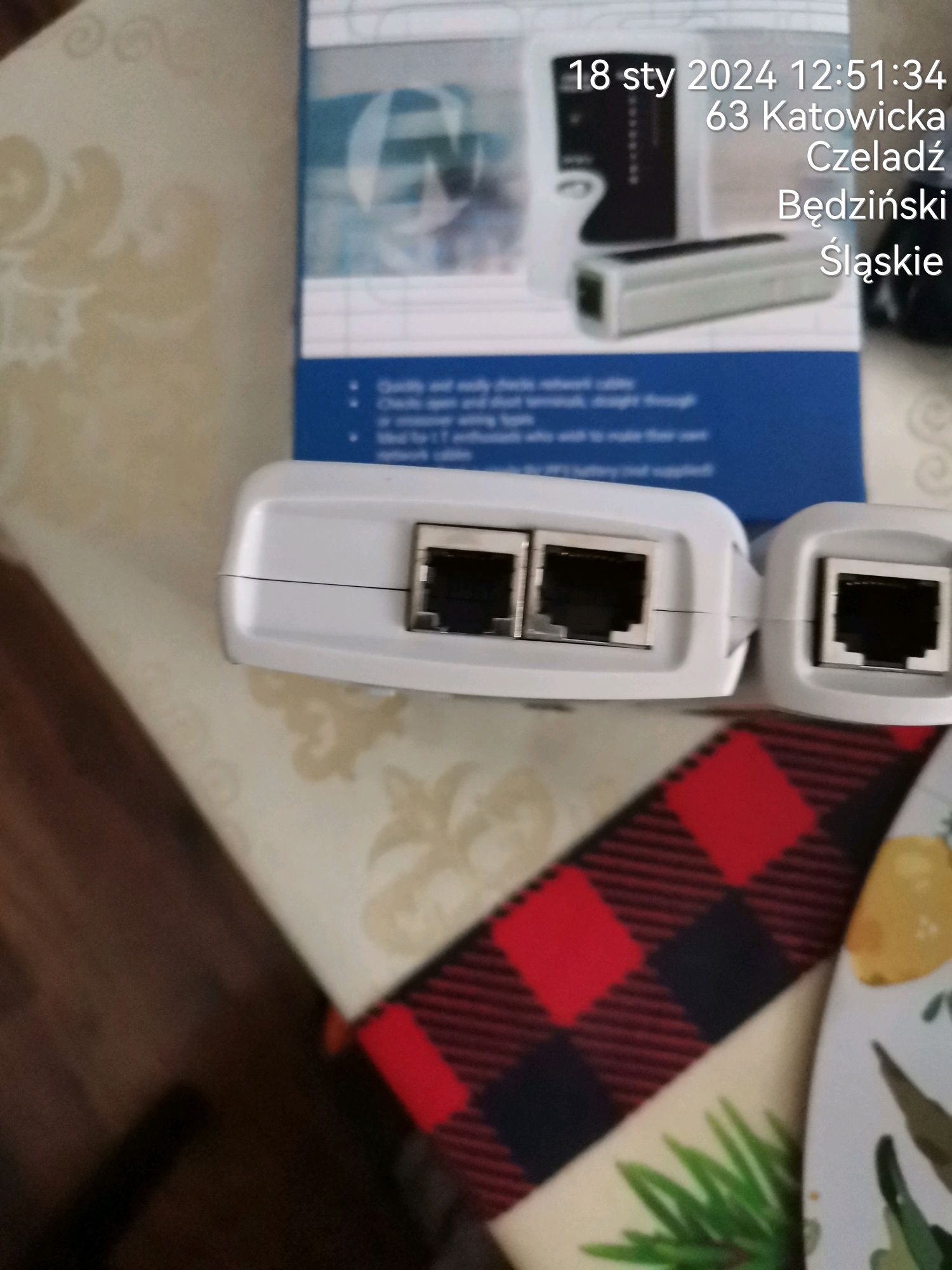 Tester kabli Rj45  RJ 11