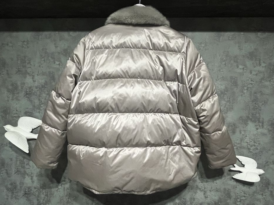 Куртка Пухова з хутром норки