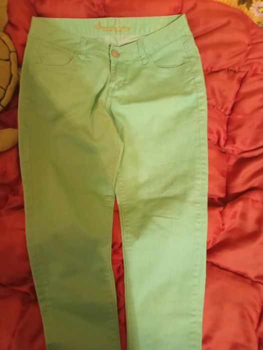 Штани жіночі салатові