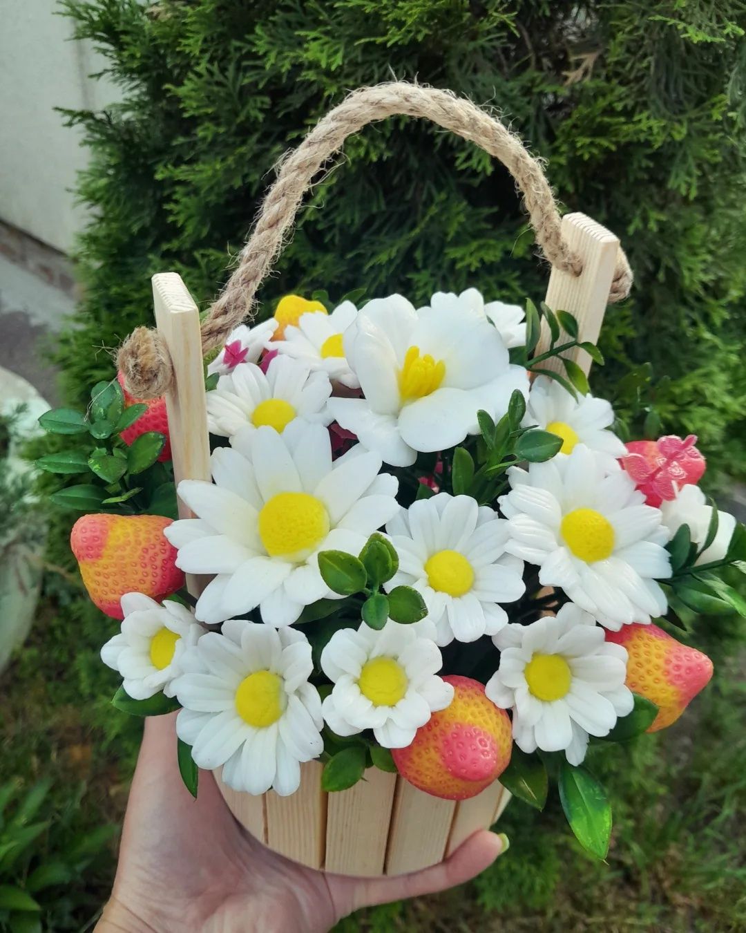 Мильний букет,квіти з мила.