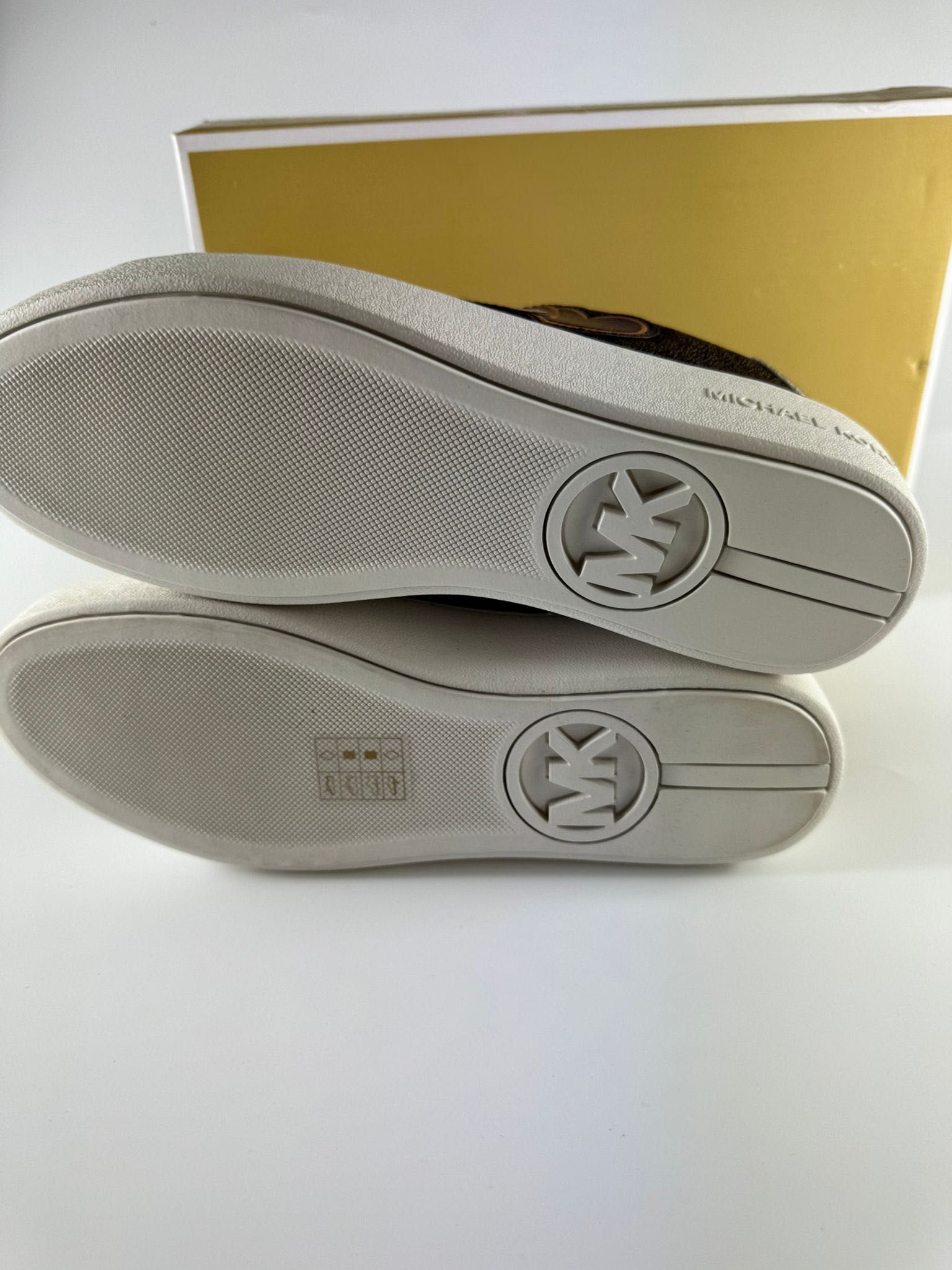 Nowe buty sneakersy damskie MICHAEL KORS brązowe 39