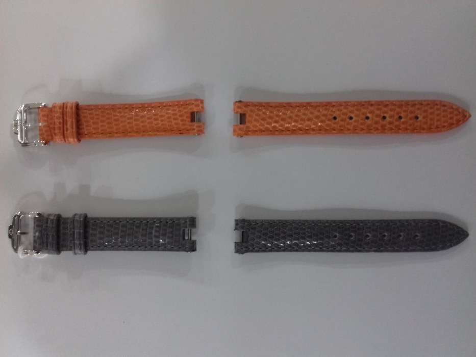 Bracelete original de pele para relógio Baume&Mercier modelo Linea