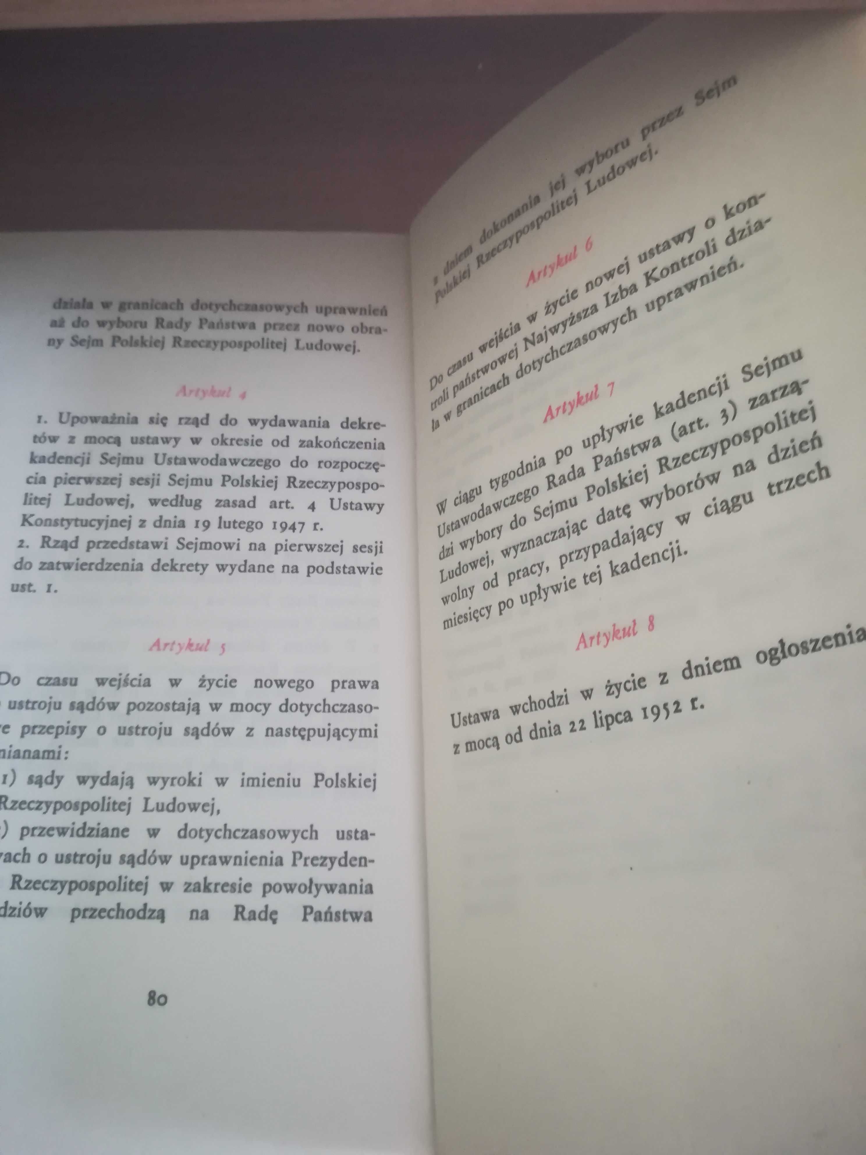 Konstytucja PRL z 1952 roku