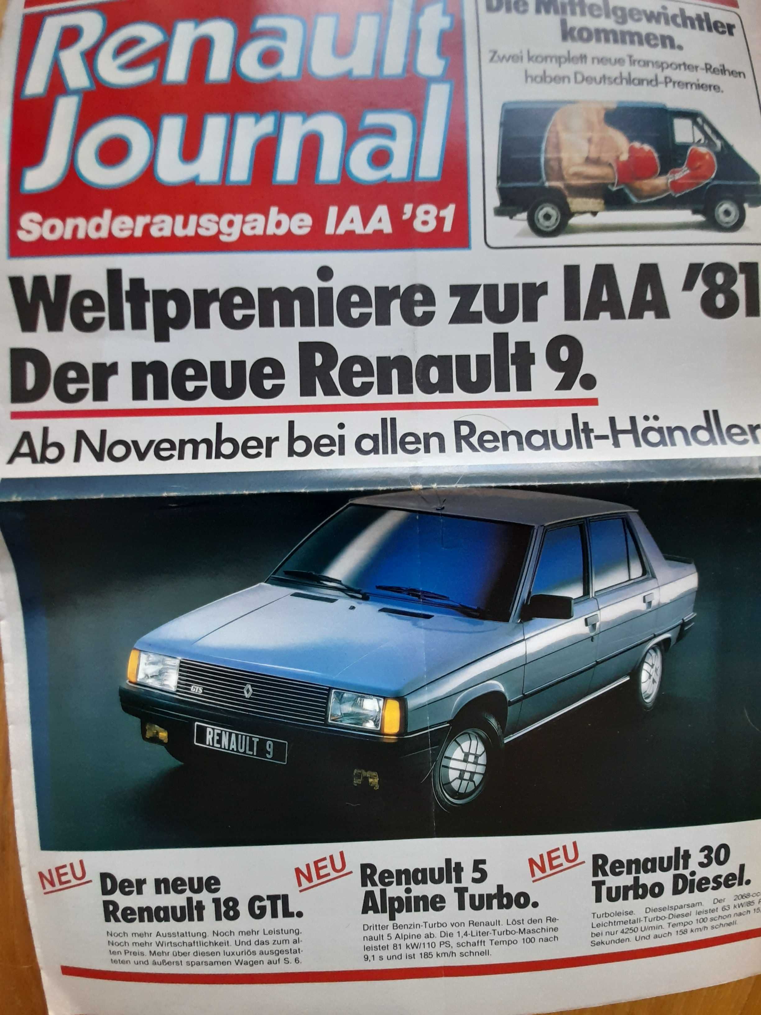 RENAULT 5 Turbo, 4, Fuego, 18, 30, Alpine A310 i inne rok 1981