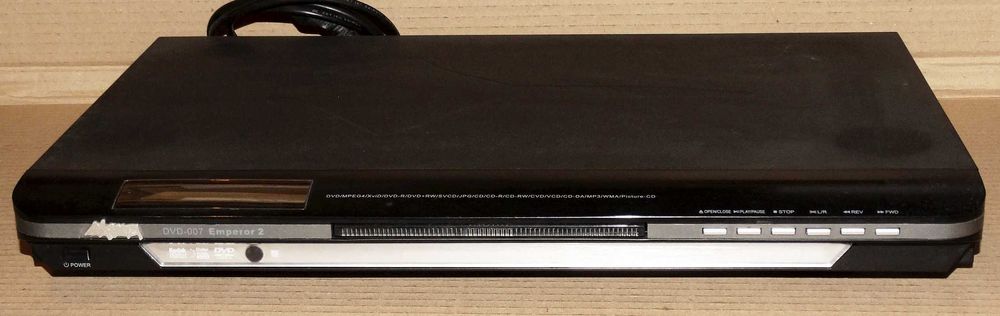 Odtwarzacz DVD Manta DVD-007 Emperor 2 czarna, USZKODZONY, NA CZĘŚCI