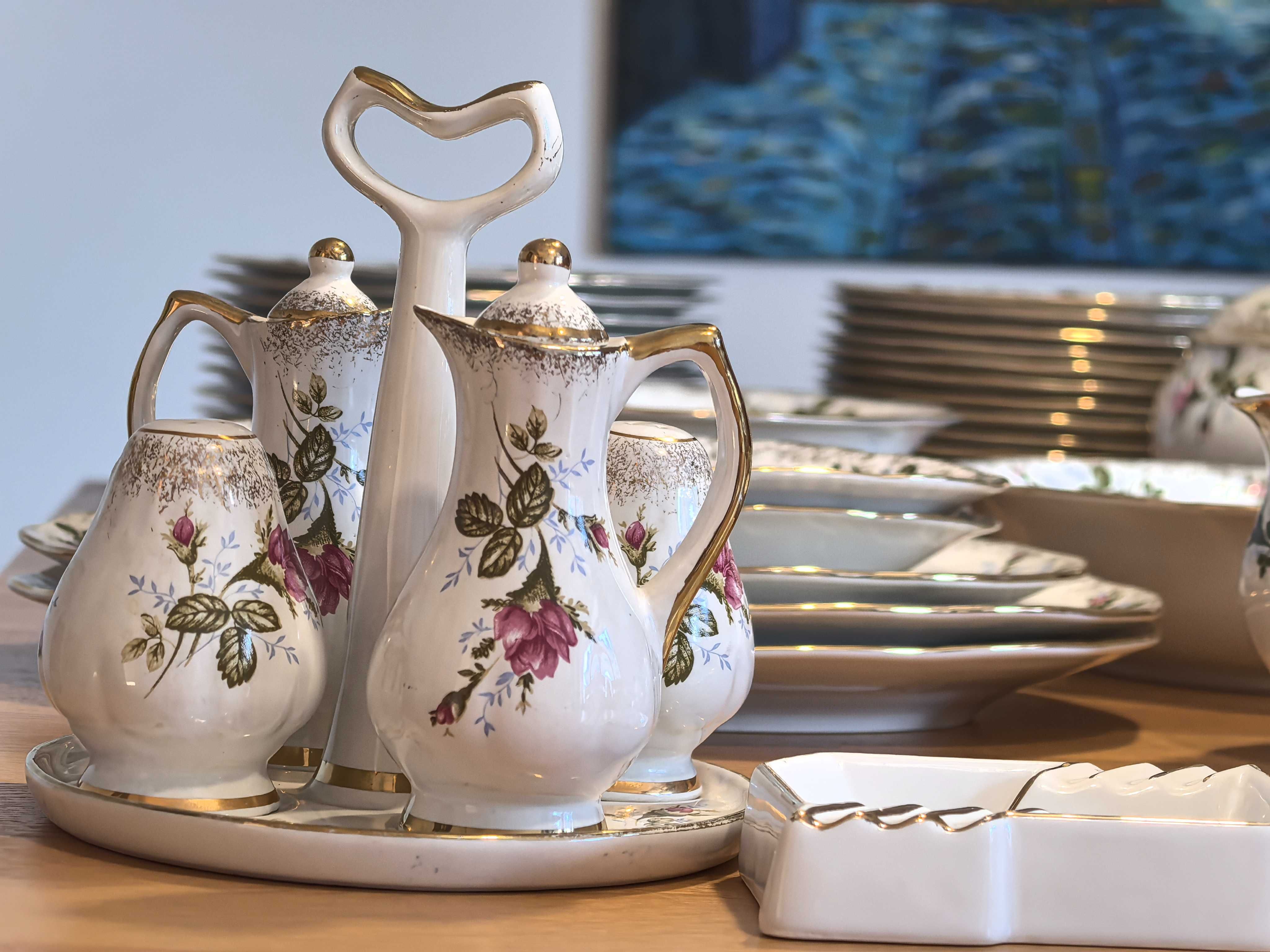 Serwis obiadowy chodzież porcelana iwona
