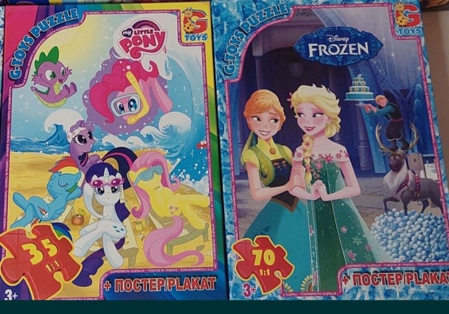 G-toys пазли My little pony Ельза Крижане серце Frozen