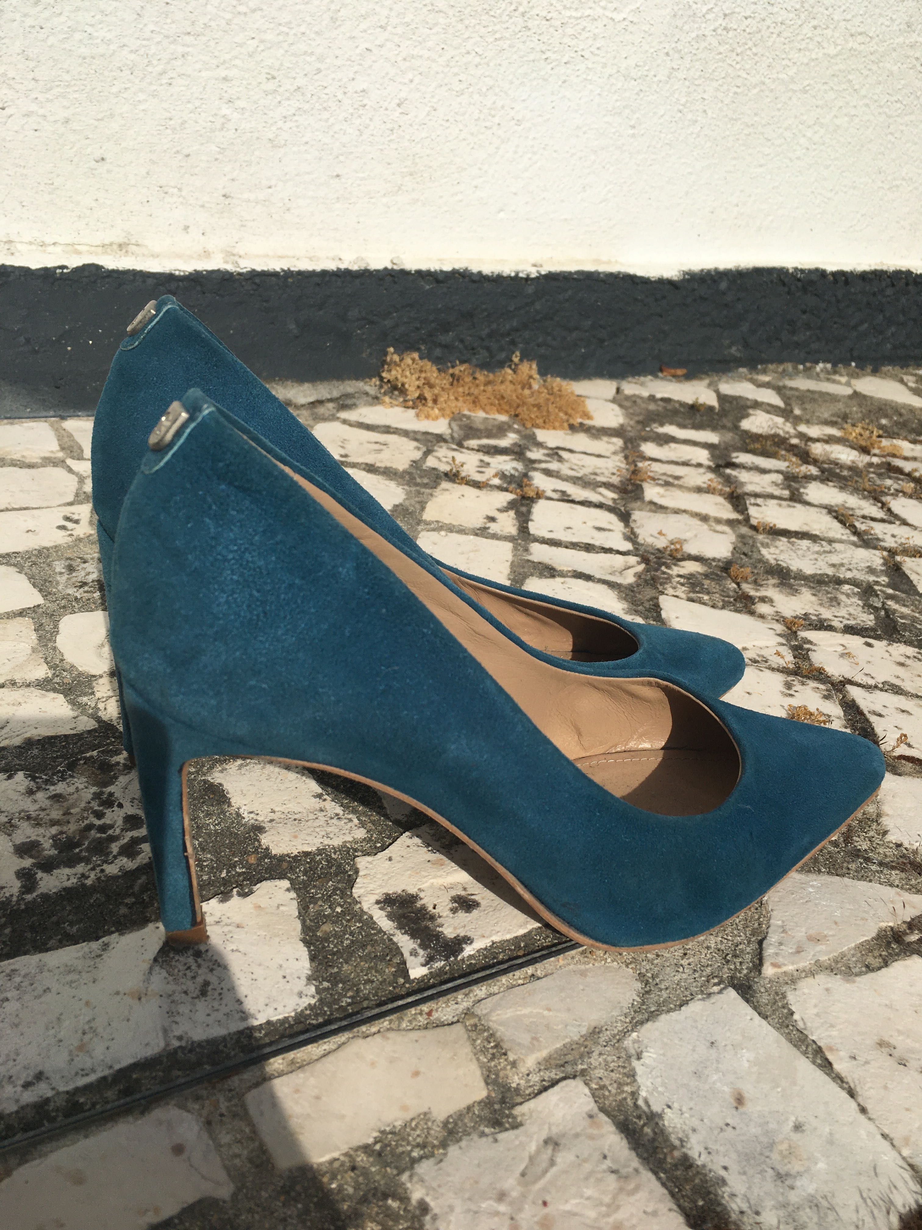 Sapatos SALSA, azul petróleo