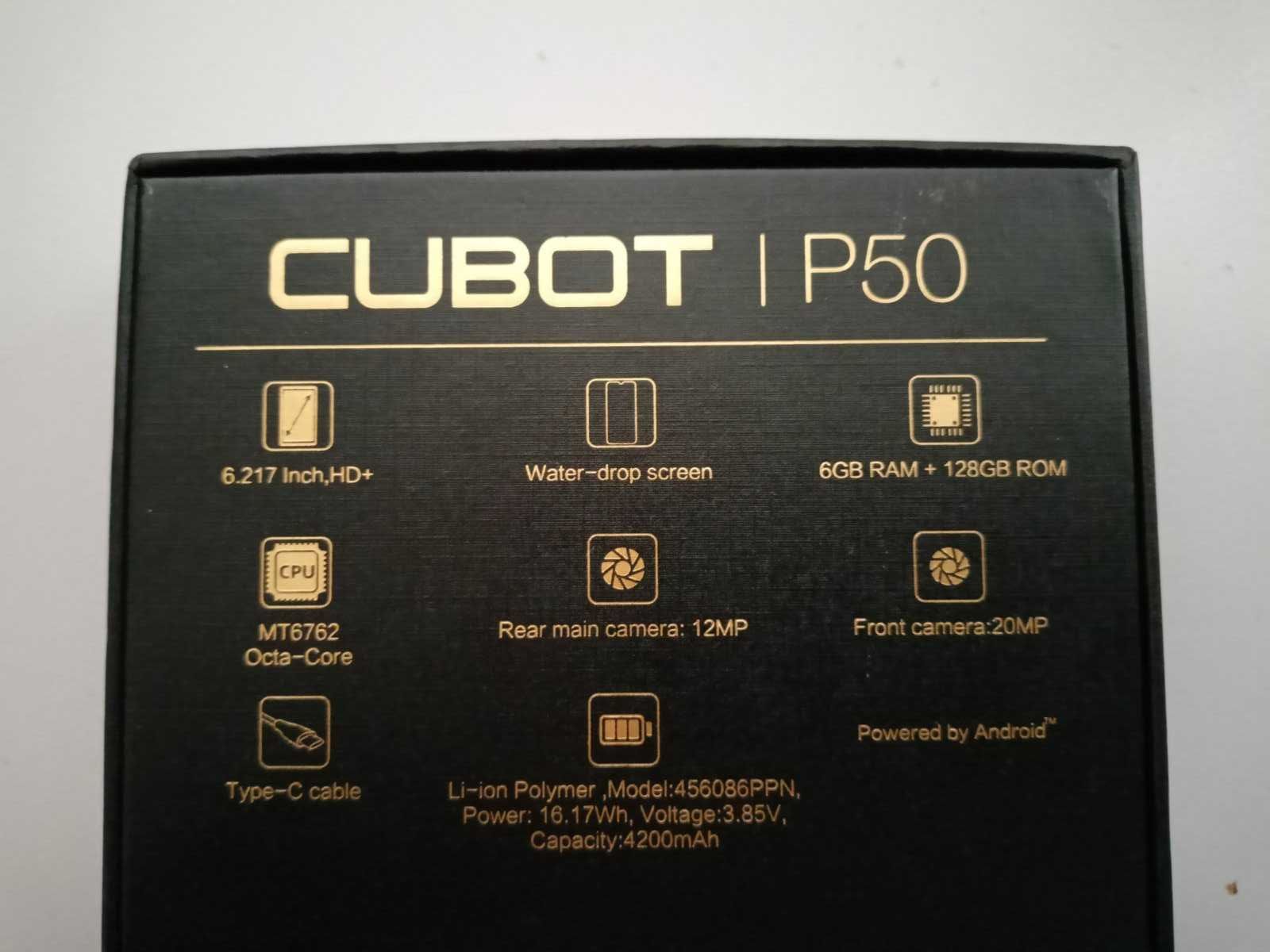 Смартфон Cubot P50 6/128Gb NFC зелений