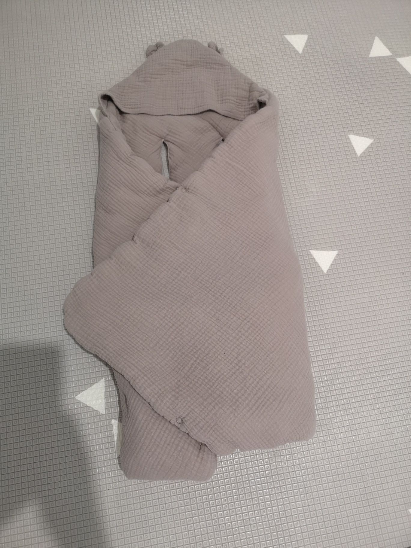 Otulacz do fotelika jesień zima bawełna.