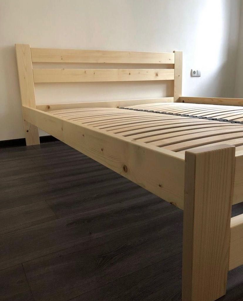 Ліжко двохспальне , кровать з дерева