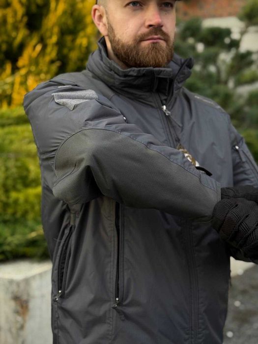 Тактична військова зимова куртка Carinthia HIG 4.0 G-Loft Grey S-3XL