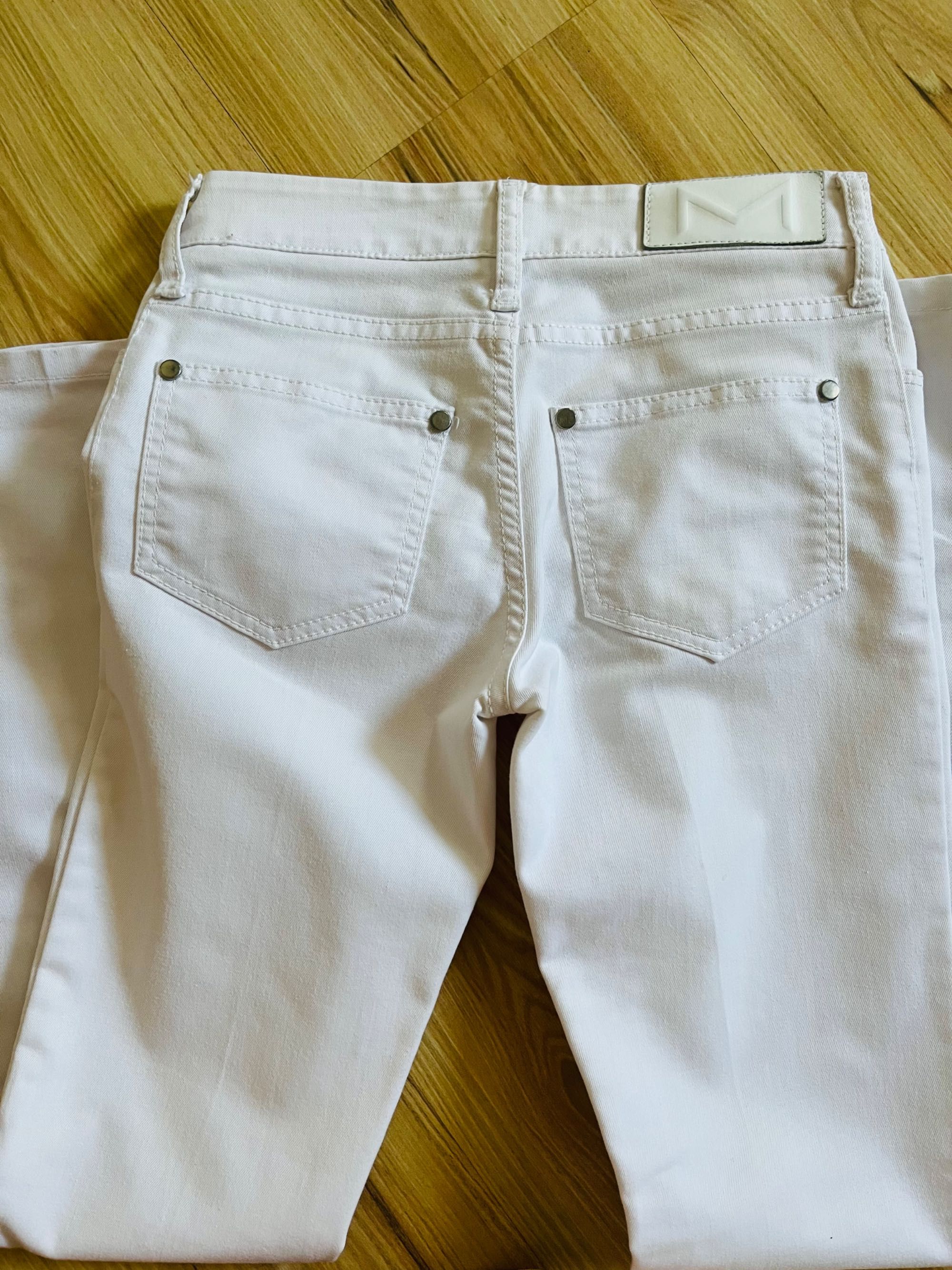 Spodnie rurki białe H&M