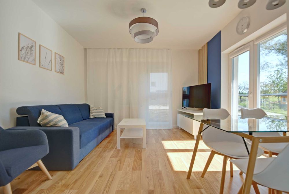 Niebieski Kwadrat - 2 sypialnie Wieniawskiego Rzesz