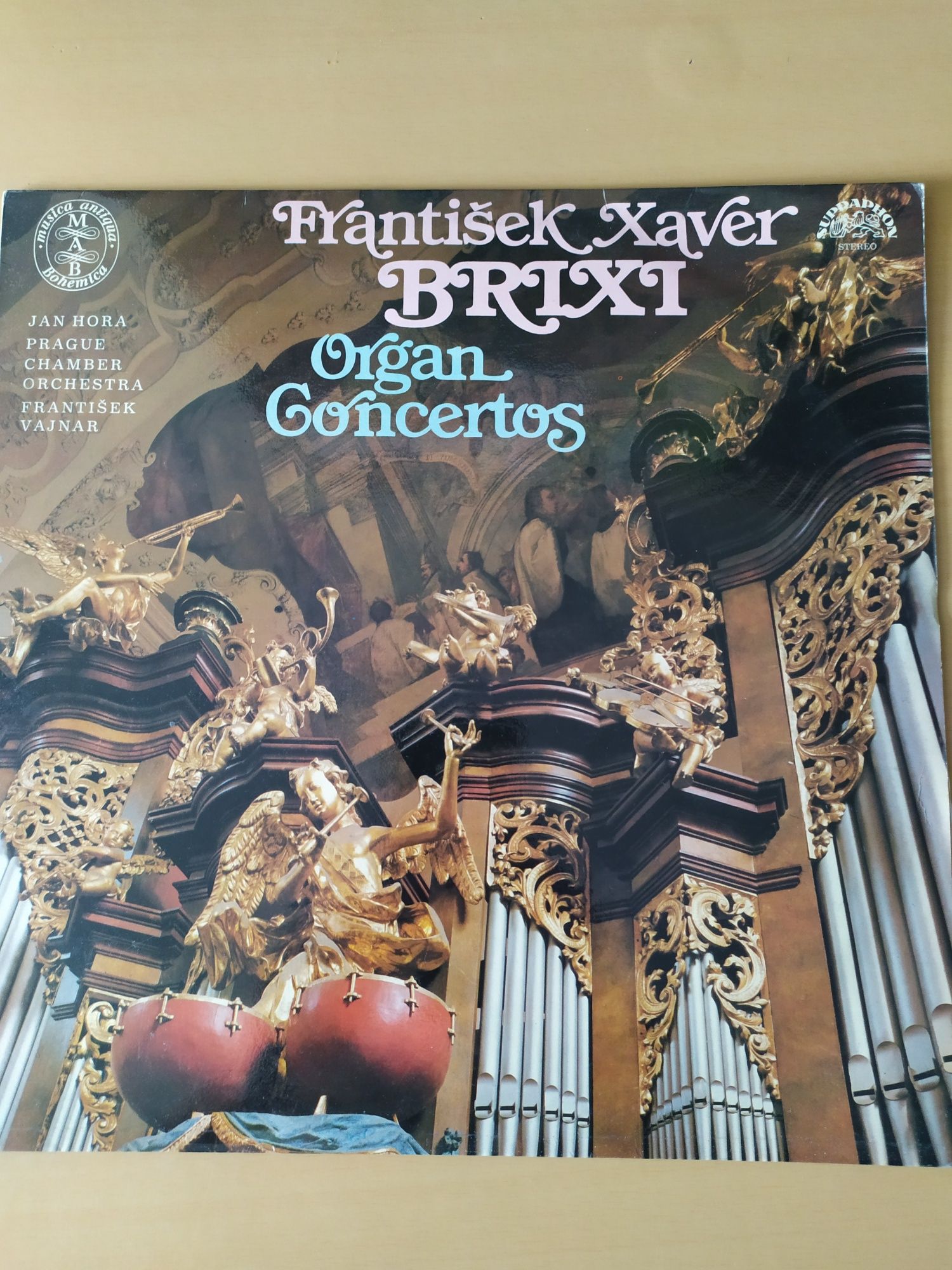 františek xaver brixi organ concertos płyta winylowa