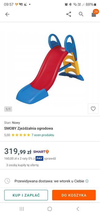 Zjeżdżalnia SMOBY