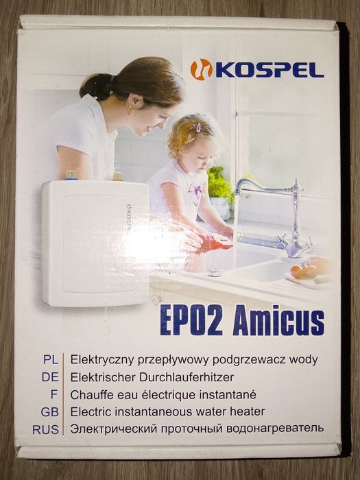 Elektryczny przepływowy podgrzewacz wody | KOSPEL Amicus EPO2-4
