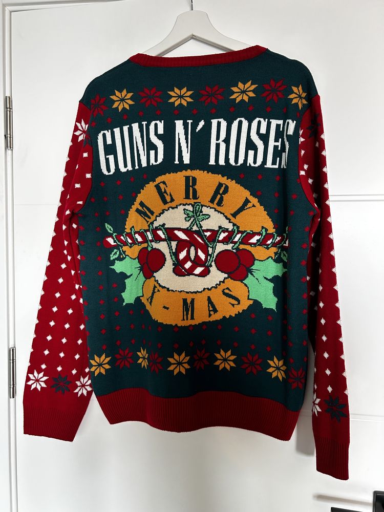 Свитер мерч Guns n roses