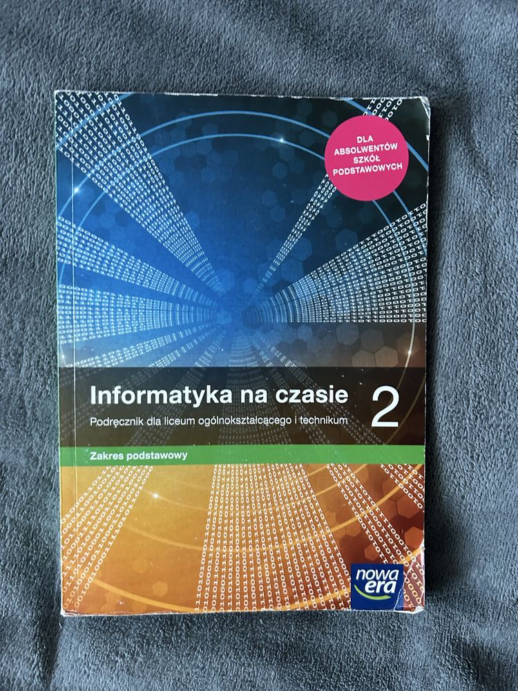 Podręcznik do informatyki zakres podstawowy liceum technikum