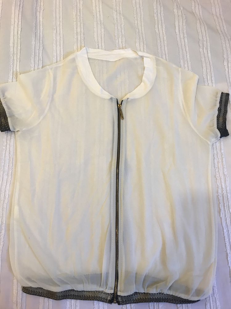 Blusa transparente