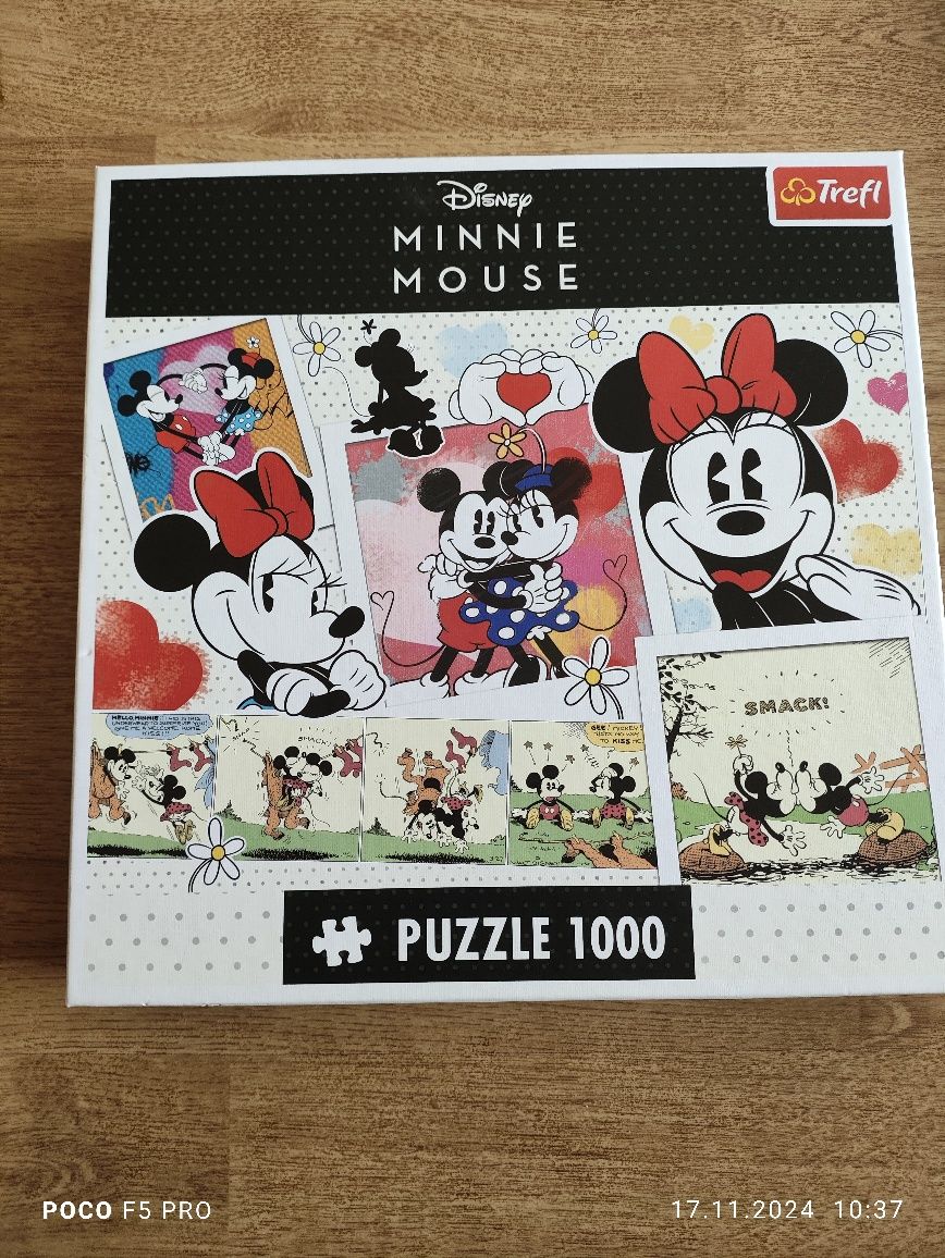Puzzle Myszka Minnie 1000 elementów jak nowe