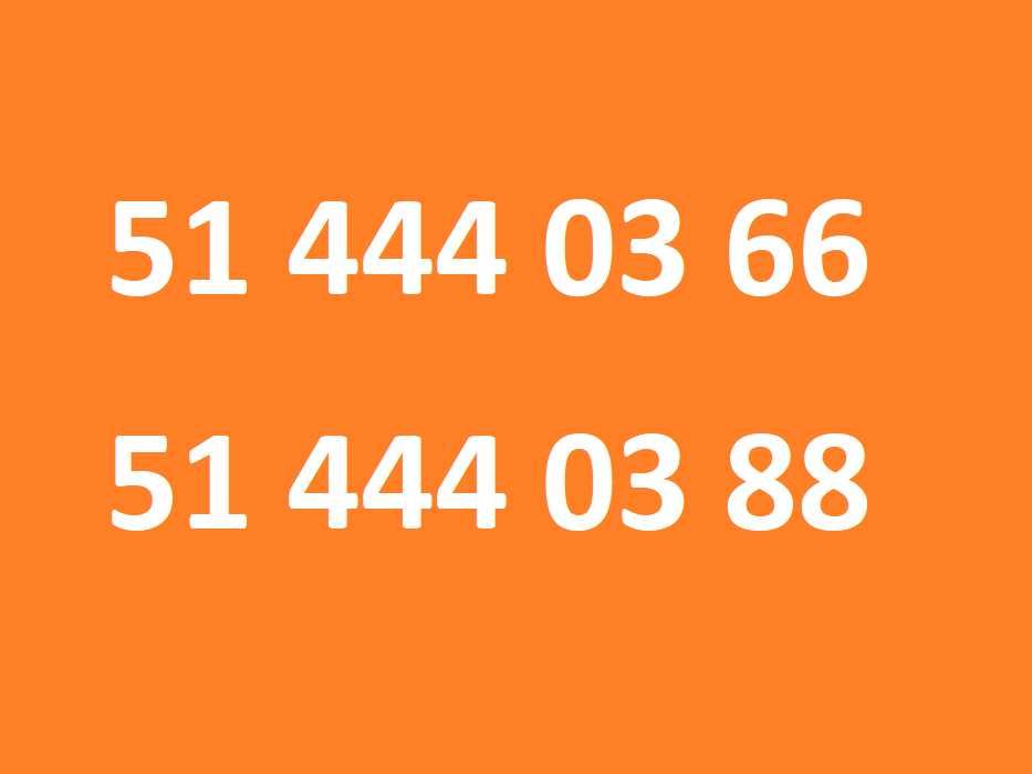 dwa złote numery dla pary / firmy łatwe zapamiętania karta sim orange