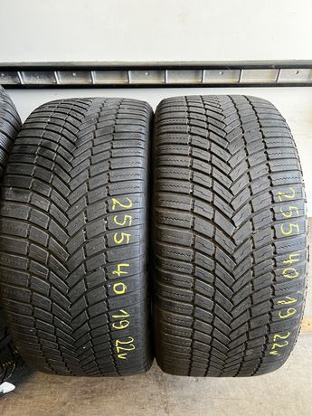 Dwie opony bridgestone weather control a005 evo 255/40/19 2022r.