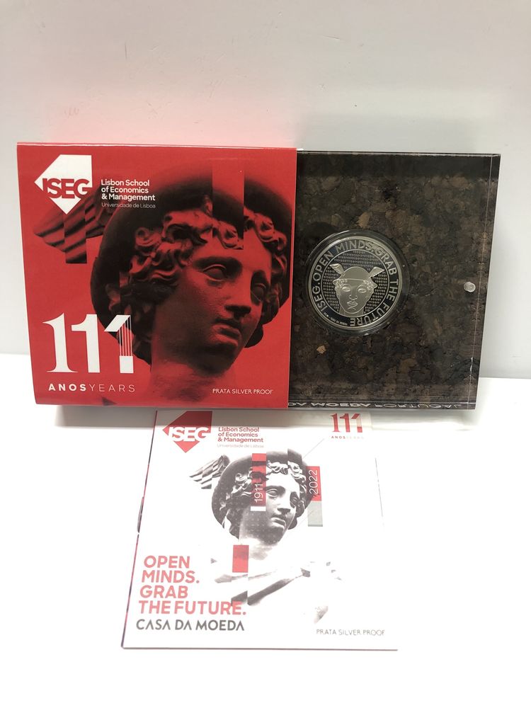 Moeda 7,50€ Prata Proof 111 Aniversário do ISEG